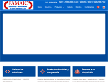 Tablet Screenshot of famaic.com
